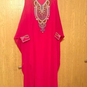 Beadings Chiffon Floor LengthEvening Gowns Dresses